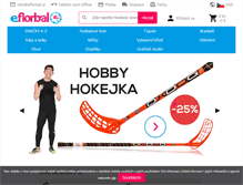 Tablet Screenshot of eflorbal.cz